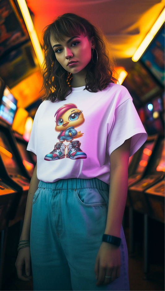 Street Chick Graphic T-Shirt – Arcade Edition