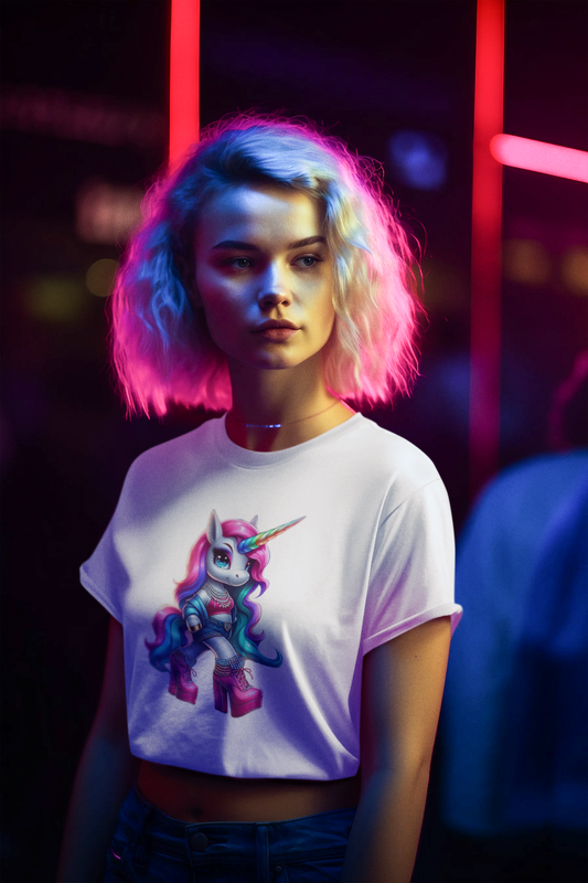 Neon Unicorn Streetwear T-Shirt – Fantasy Meets Fashion